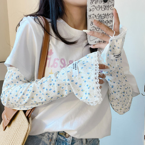 女士夏季冰袖百搭均码