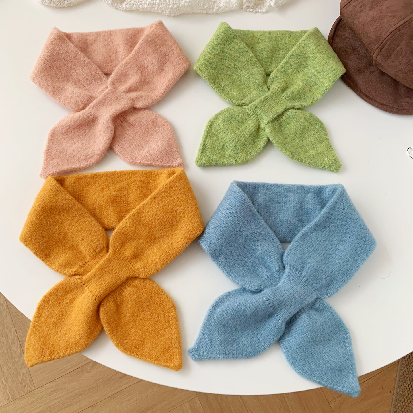 秋冬季保暖百搭针织围巾围脖女