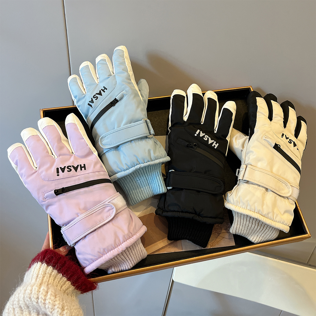 分指触屏分指手套男女同款