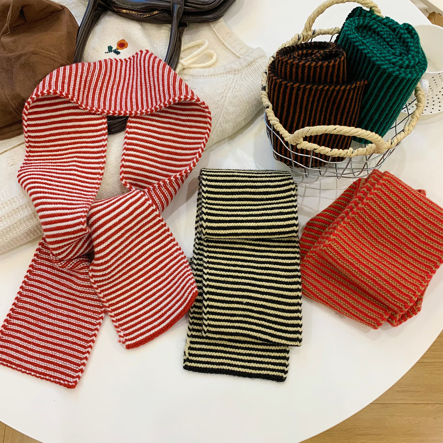 秋冬季保暖百搭装饰围巾围脖女