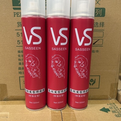 清新VS清香干胶王强力定型喷雾男女士加硬蓬松自然发