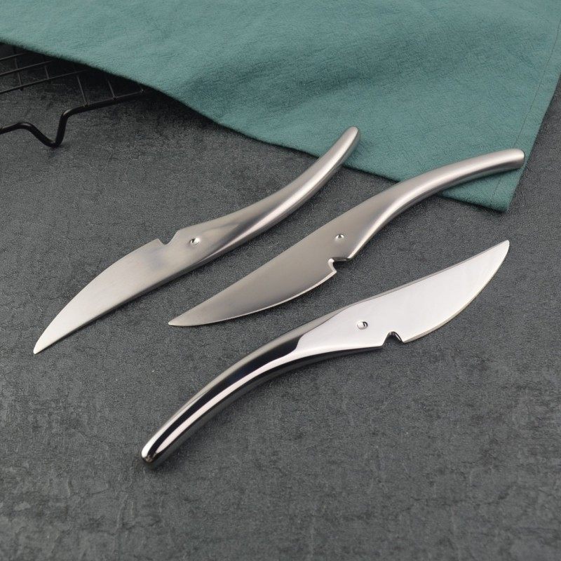 实心鲨鱼刀不锈钢牛油刀 果酱刀水果刀奶酪刀 西餐芝士刀 黄油刀|ruв категории посуда, посуда, Западная инструмент - от Buy2taobao.com для оказания профессиональной услуги покупки агента Taobao