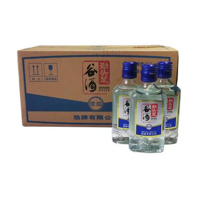 毛铺劲头足42度谷酒 柔和125ml*24瓶蓝标瓶装小瓶酒整箱