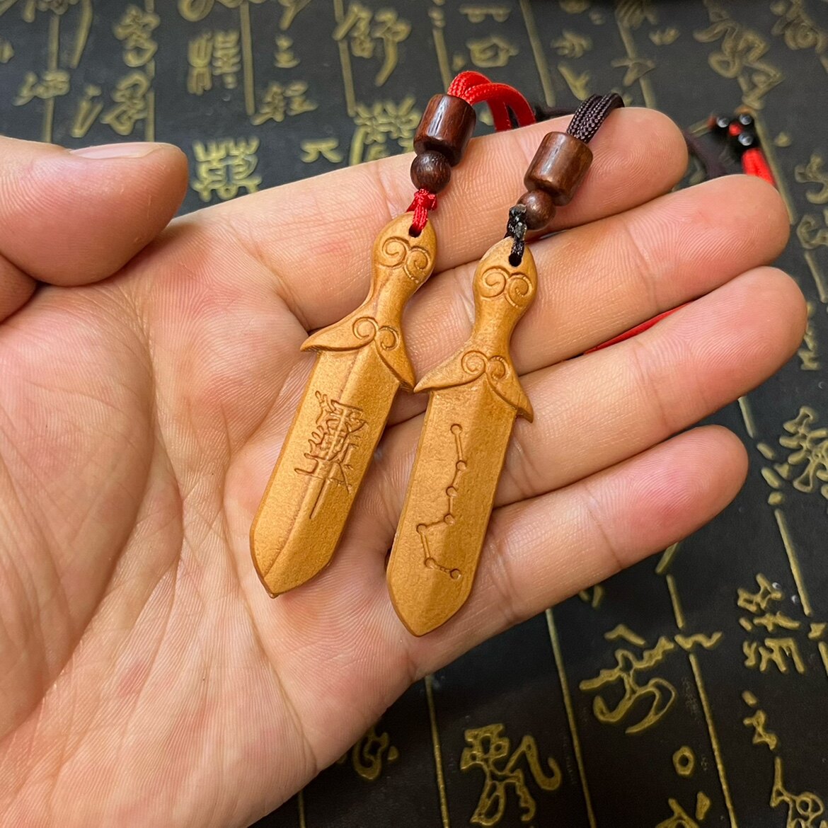 挂件紫微讳正宗手工纯小桃木宝剑随身卧室