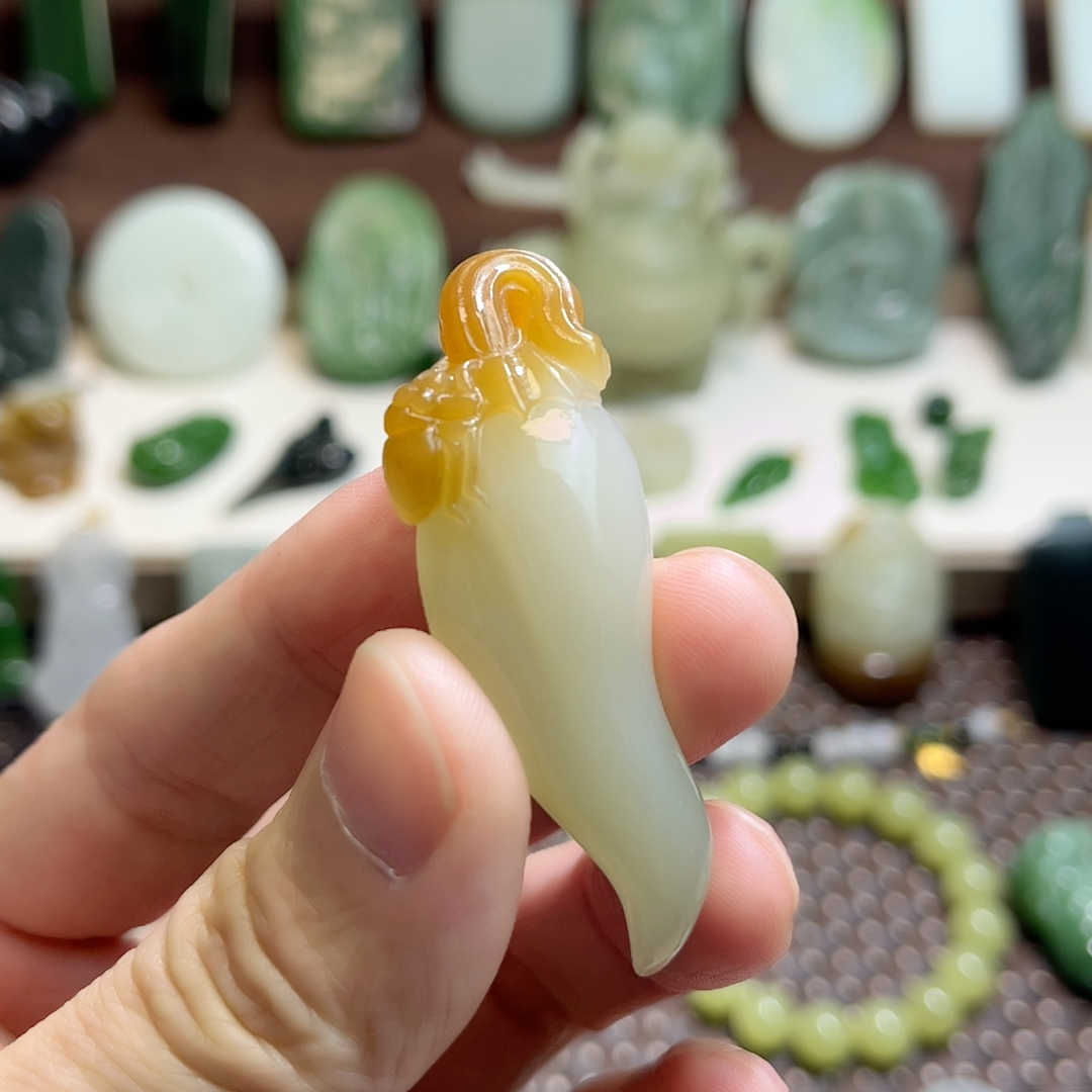 和田玉且末料红红火火