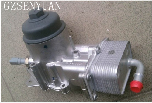 适配标致307308408雪铁龙凯旋世嘉c5机油格座连散热器索菲玛