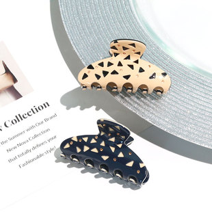 韩国气质头顶发夹半扎发头饰发卡发量少高级感小号抓夹后脑勺发抓