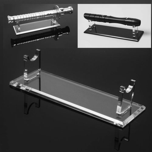 跨境亚克力电光剑架武士刀中国剑星球大战伸缩剑燕青激光剑展示架