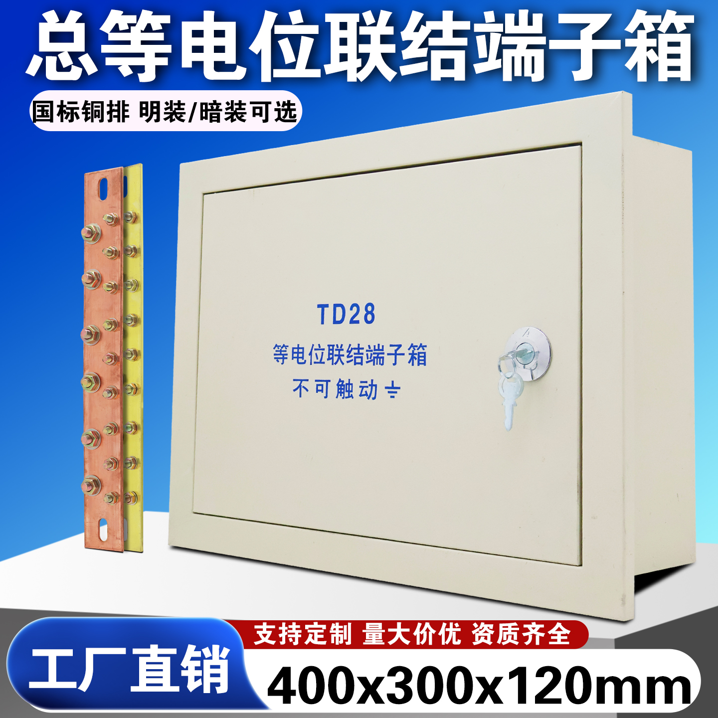 TD28特大号总等电位接地端子箱