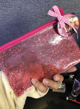 四件包邮 出口欧美流动亮片绝美化妆包收纳袋随身便携整理袋9.9欧