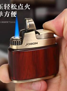木质壳打火机JOBON金属直冲直冲