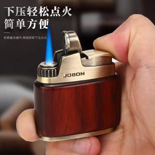 木质充气打火机直冲防风磕头机个性创意老式复古耐摔高档送礼男