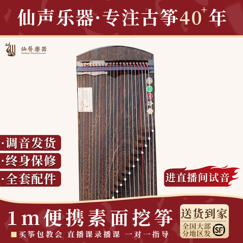 仙声小古筝面挖便携小挖筝