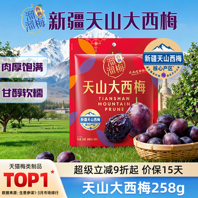 【溜溜梅天山大西梅】梅子孕妇低脂零食休闲小吃食品富含膳食纤维