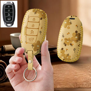 适用北京现代索纳塔2022库斯途21款库斯图LUX汽车钥匙套包壳扣女