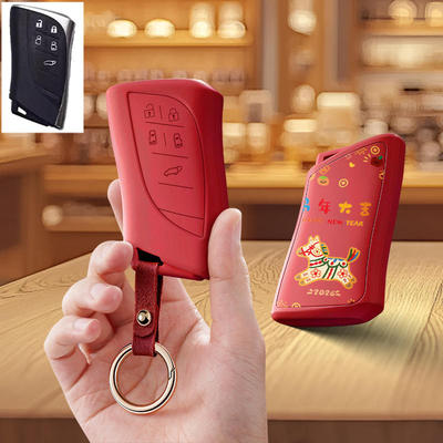 适用雷克萨斯LM500h汽车钥匙套LM350h专用雷尔法包扣壳保护套男女