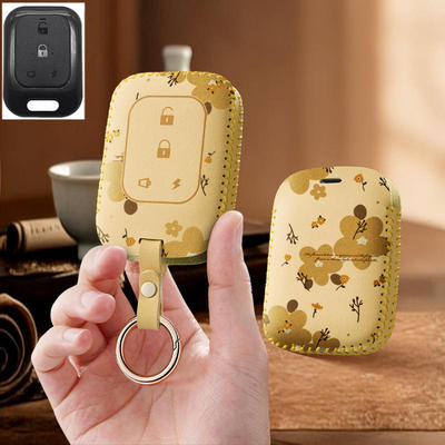 适用爱玛小玛电动车钥匙套umini2.0遥控器报警器卡通包扣保护套壳