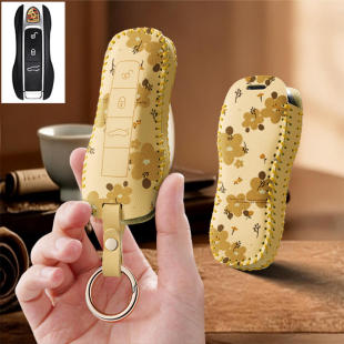 适用于保时捷钥匙壳718卡宴Macan帕拉梅拉Taycan扣panamera包911C