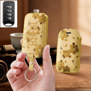 适用豪爵国四AFR摩托车钥匙套HJ125防盗报警UCR遥控器套包壳扣男