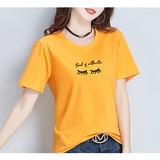 2026新款白色短袖T恤女夏装纯棉宽松修身气质圆领半袖体恤上衣潮