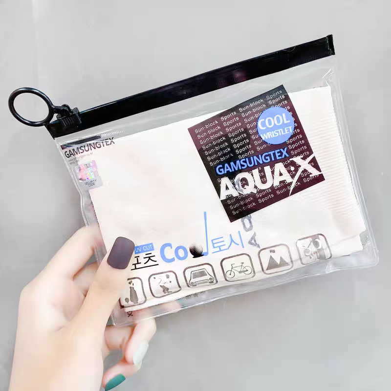 韩国进口AQUA·X正品防晒冰袖女夏季防紫外线袖套冰袖男网红情侣