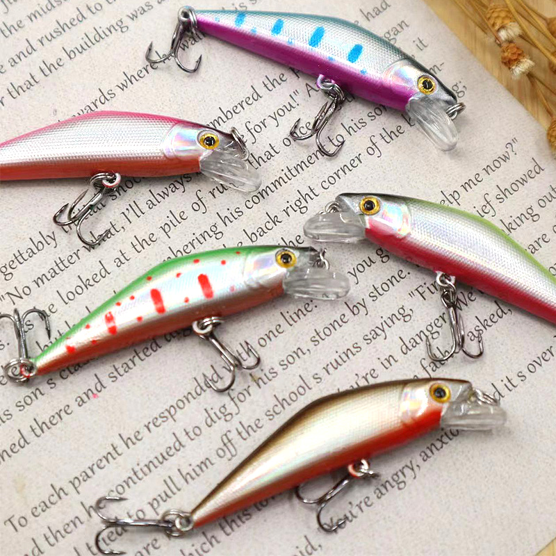 日系路亚饵微物弓背微速沉水米诺 3.5克淡水溪流虹鳟翘嘴假饵硬饵