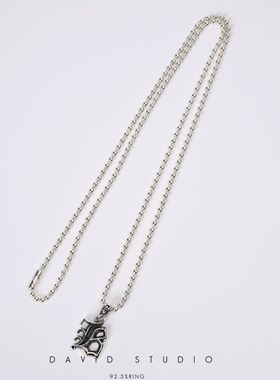 davidstudio925纯银吊坠项链