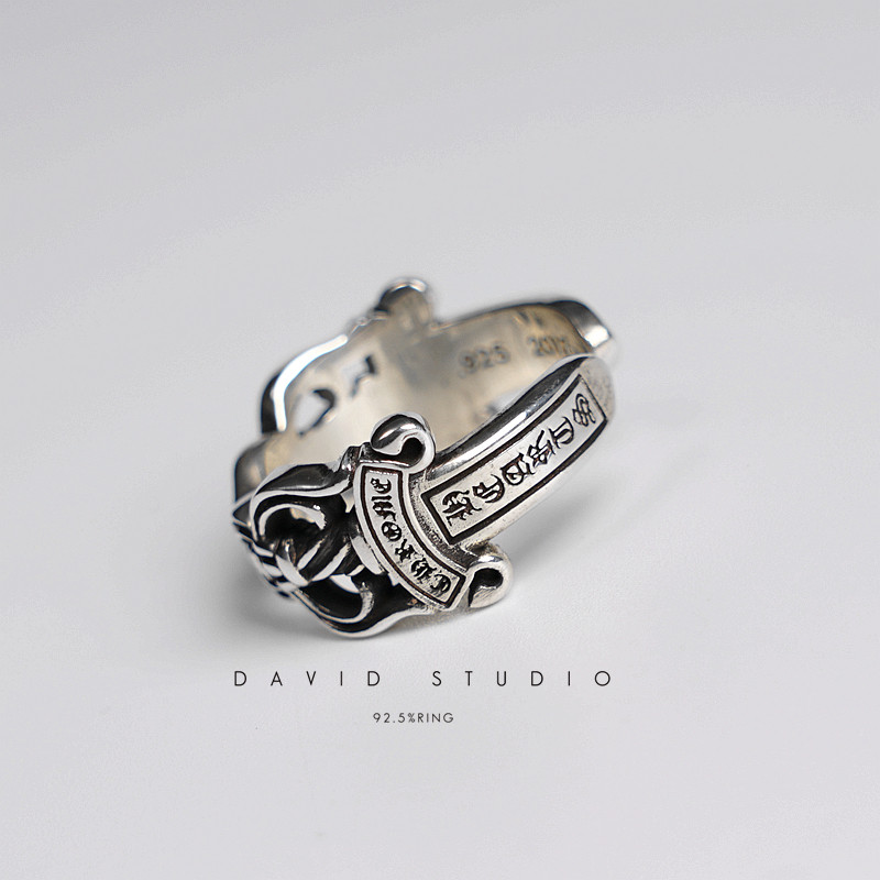 david全手工宝剑男款情侣戒指图片