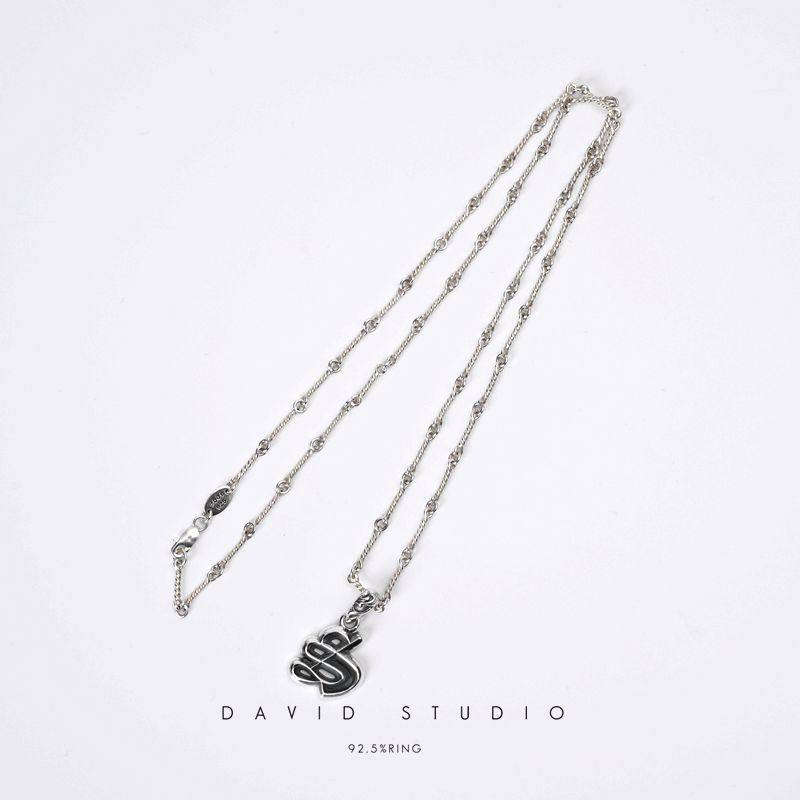 davidstudio925纯银情侣吊坠图片