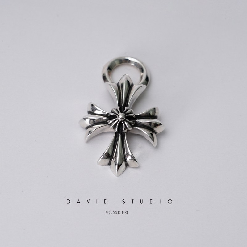 davidstudio925纯银情侣款吊坠图片
