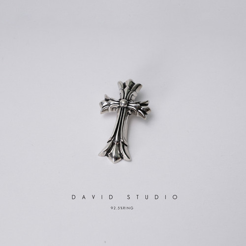 davidstudio925纯银复古风吊坠
