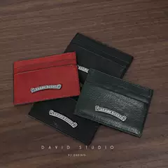 David Studio Italian Imported Leather High-End Couple's Card Holder Trendy Men's and Women's Card Case