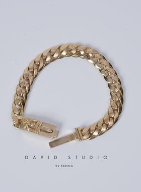 davidstudio定制实心黄金手链