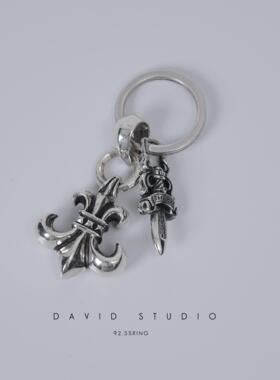 david复古做旧纯银手工