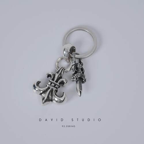 david复古做旧纯银手工
