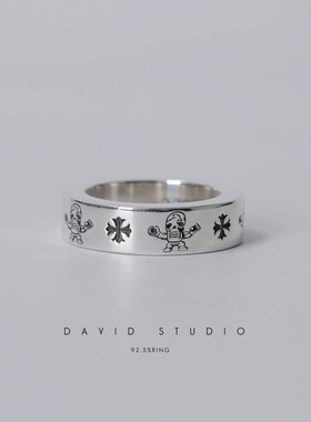 davidstudio925纯银情侣戒指