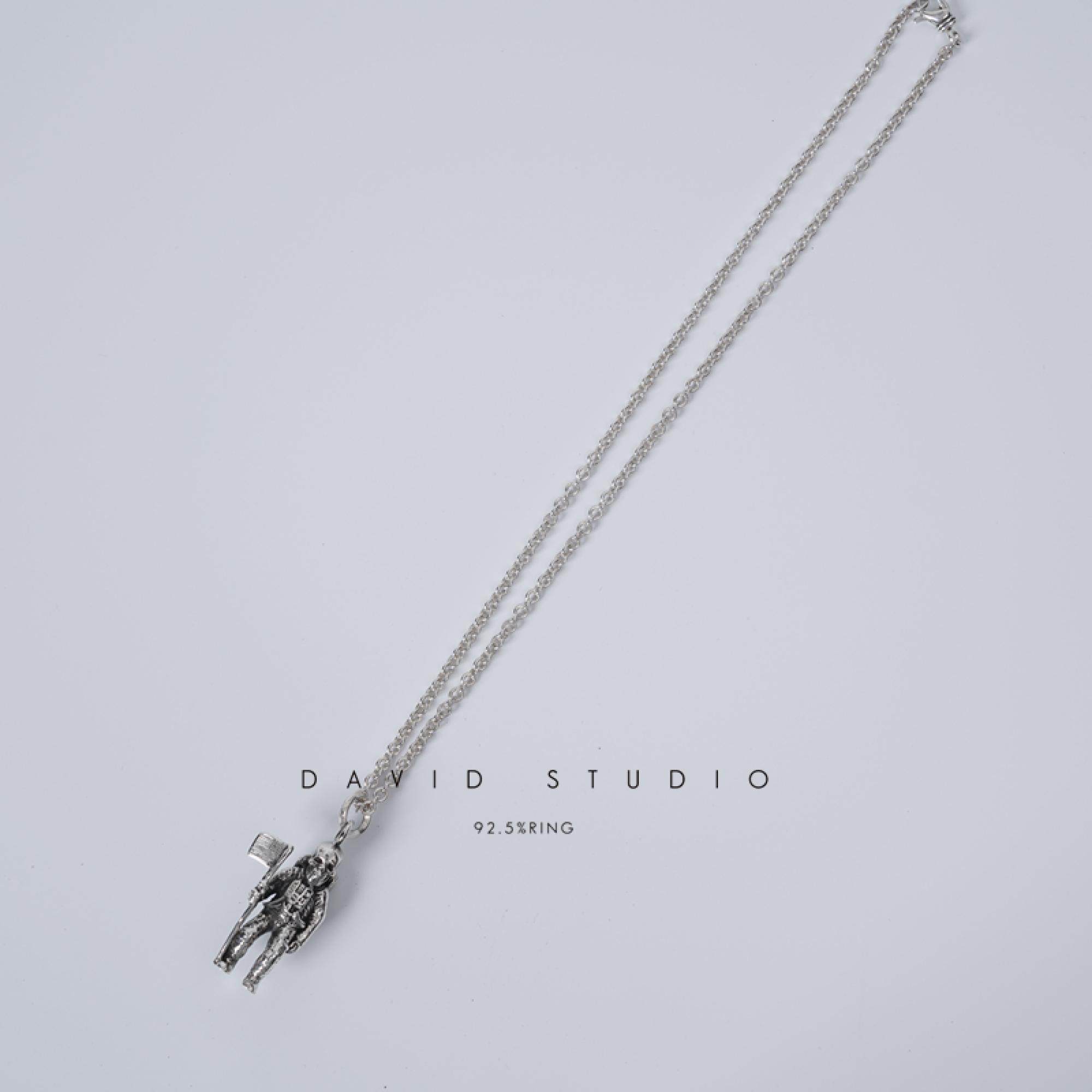 davidstudio925纯银罗志祥项链图片