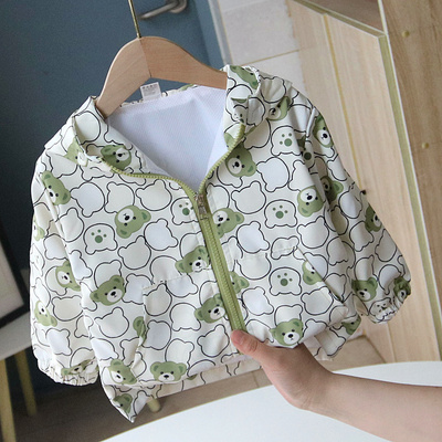 童装宝宝秋冬装双层透气外套儿童冲锋衣男女童双层风衣外套