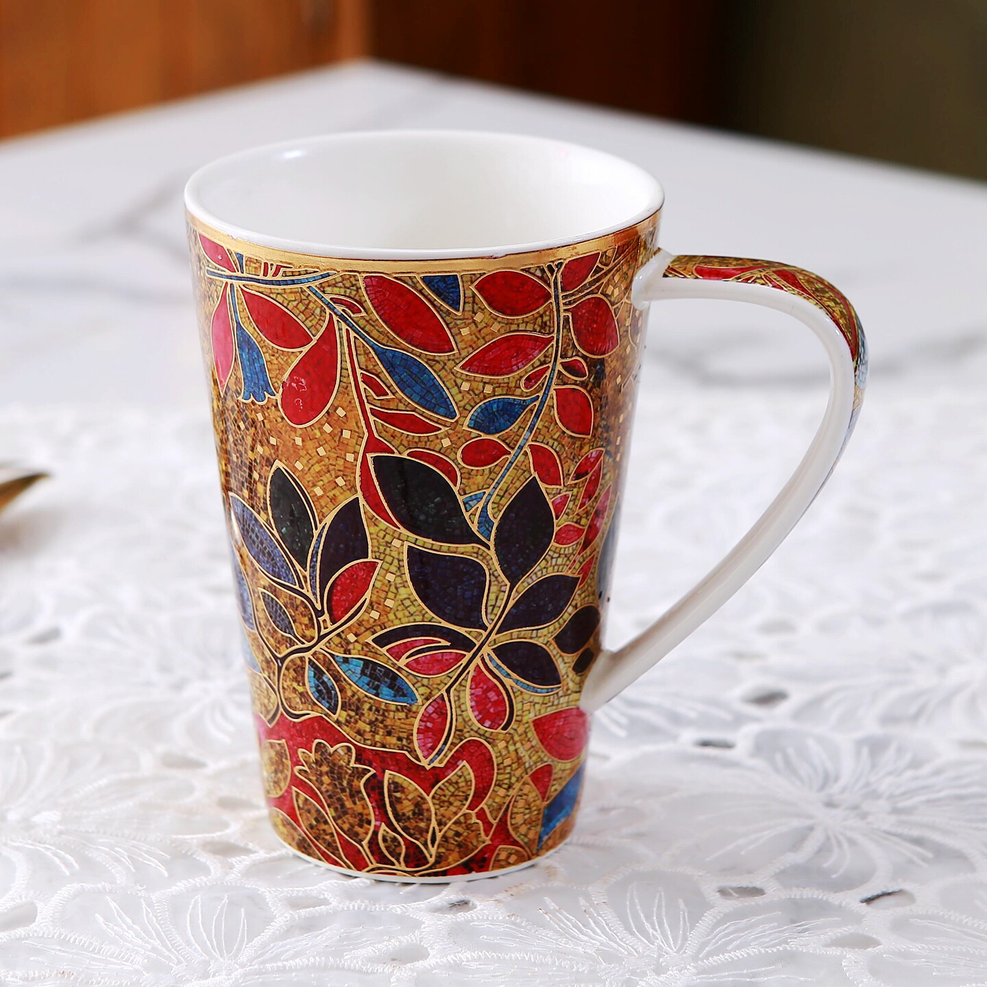 中古风格复古西洋工艺陶瓷咖啡杯