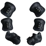 Детское защитное снаряжение для уличного катания, комплект подходит для мужчин и женщин, коньки, скейтборд, велосипед, шлем, учит балансу