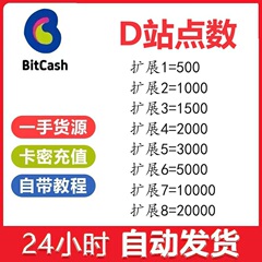 DL点数 bitcash1000  1500 2000 3000 5000 10000自动发货