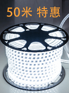 led灯带户外隧道工程道路护栏农庄公园亮化家装吊顶白光金黄暖光