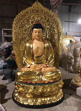 有缘玻璃钢祝福中式寺院