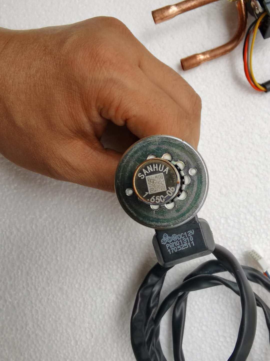 三花电子膨胀阀q1.3c-1.65c长虹格力美的变频空调空气能热泵配件