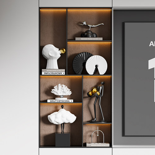 轻奢客厅电视柜高档摆件