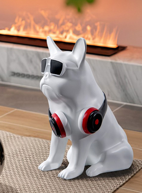 chaopai/巢派 潮流DJ酷狗动物摆件 店铺橱窗奶茶店咖啡厅软装饰品