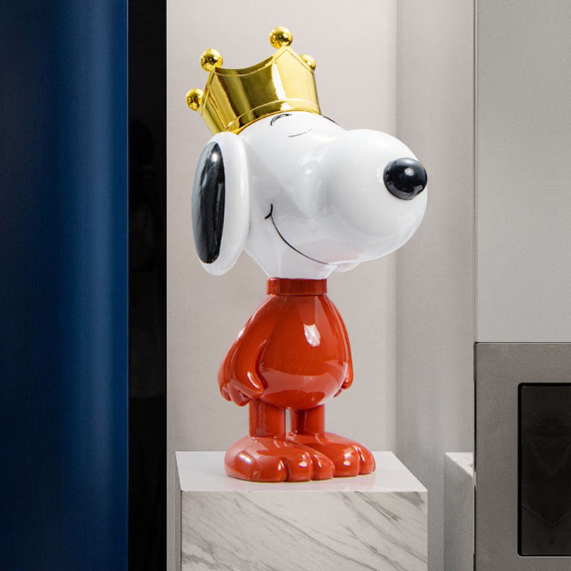 chaopai/巢派 卡通史努比桌面摆件 公司办公室内现代创意软装饰品