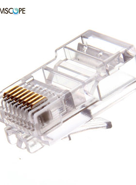 COMMSCOPE康普超五类非屏蔽网络水晶头RJ45连接头接插件554720-3