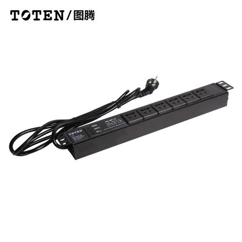 6位五孔图腾防雷横装PDU全国包邮