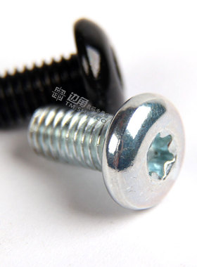 图腾/TOTEN M6机柜螺丝 T25梅花 标配层板隔板网络柜 弱电设备花型螺钉螺母T25-12 黑色/蓝白锌带方卡口 扳手